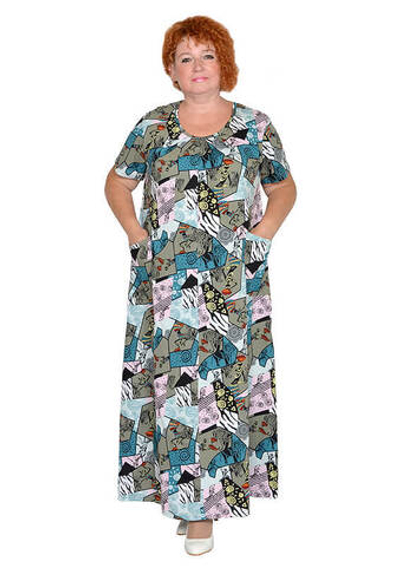 Платье из хлопка с карманами Занзибар