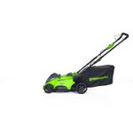 Аккумуляторная газонокосилка Greenworks GD40LM16XK5, 40v, 41 см, (2517907UG), с аккумулятором 5 А·ч и зарядным устройством