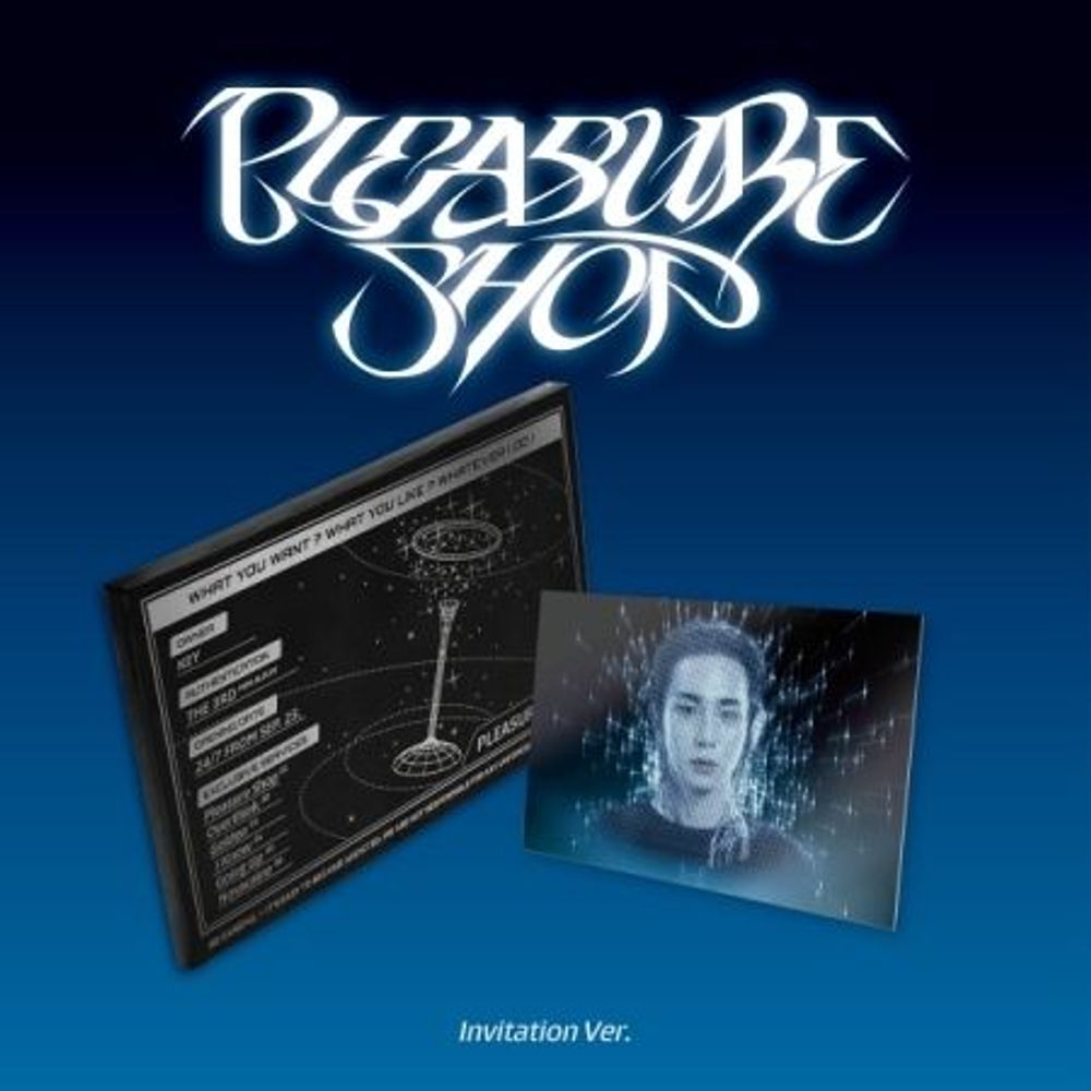 Альбом KEY - PLEASURE SHOP 3rd Mini Album INVITATION Version