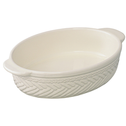 Блюдо для запекания 35.5х23.5см Liberty Jones Сountry Mill светло-бежевое