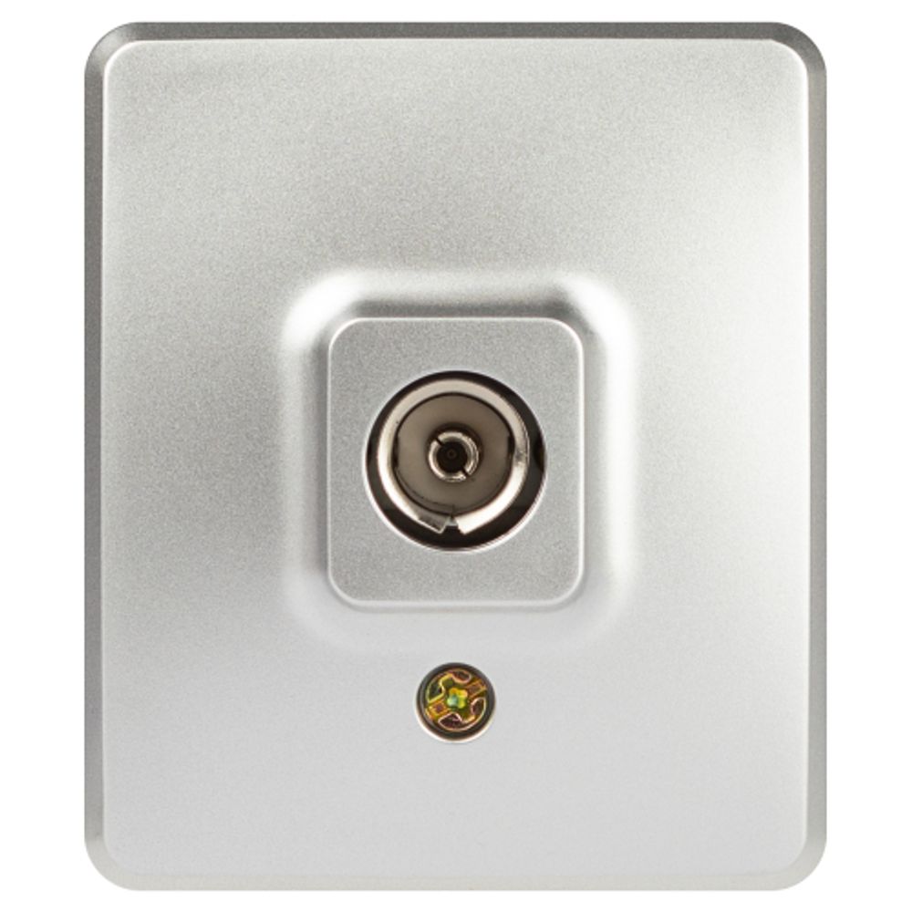 Розетка ЭРА Эксперт 11-3201-03 TV одиночная IP20 ОУ алюминий