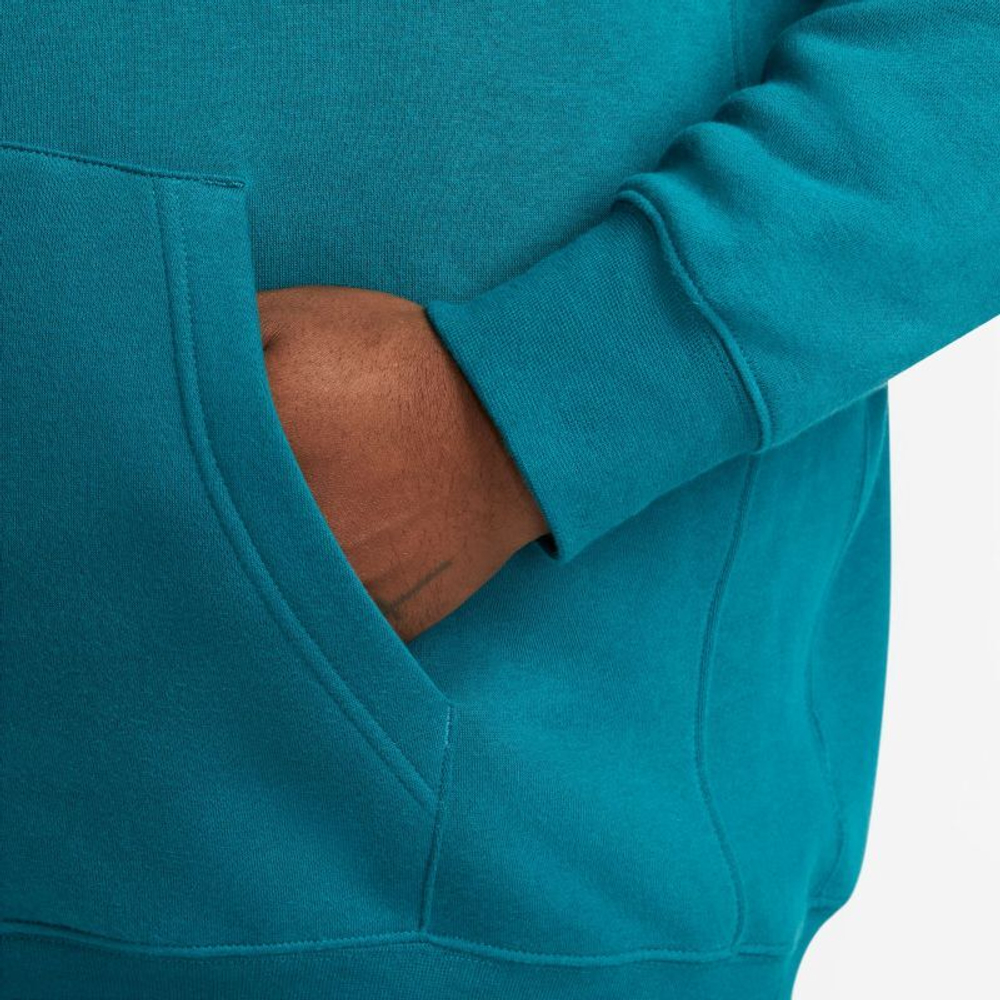 Мужская теннисная кофта Nike Sportswear Club Fleece Pullover Hoodie - geode teal/geode teal/white