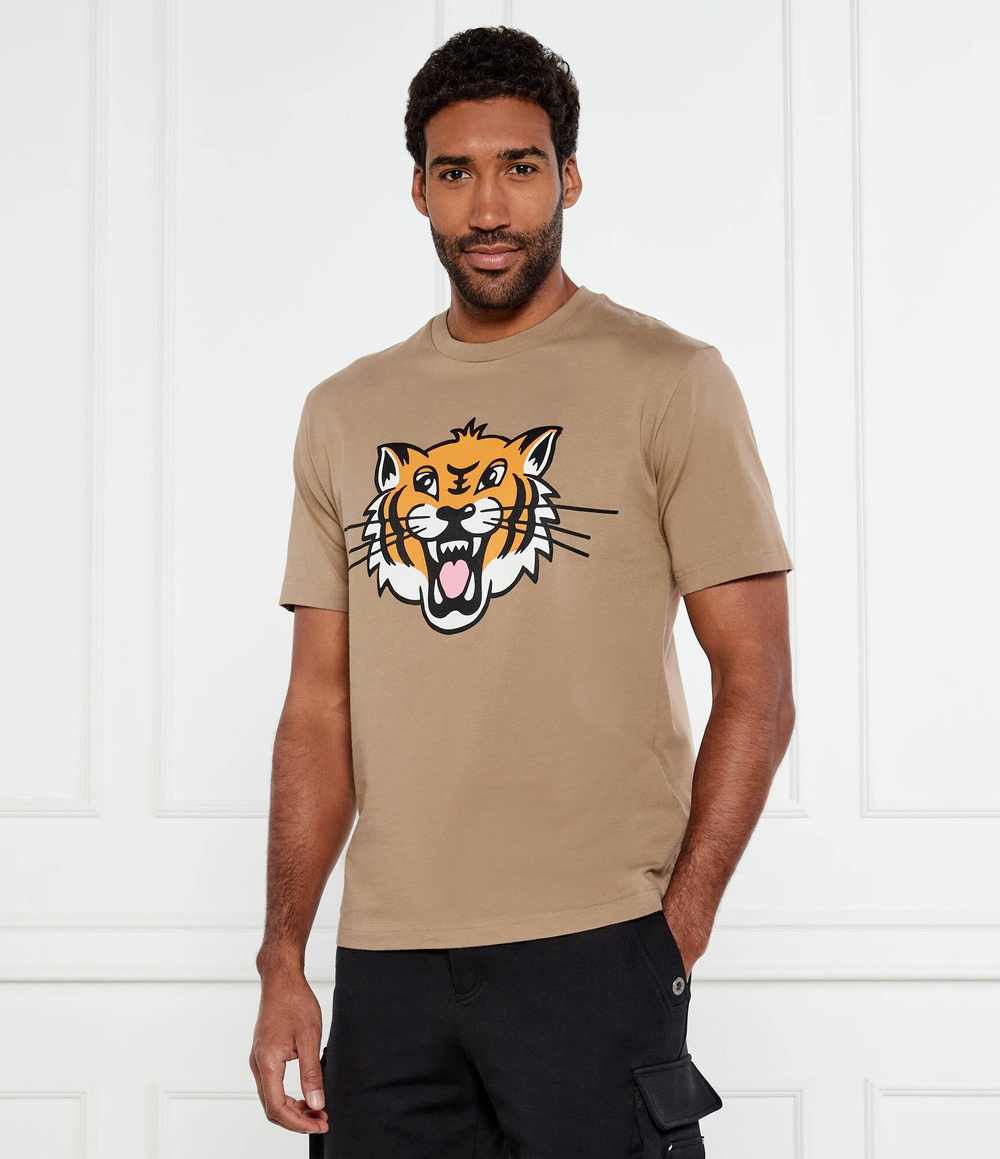 Футболка HAPPY TIGER Kenzo - коричневый(FF55TS5334SG)