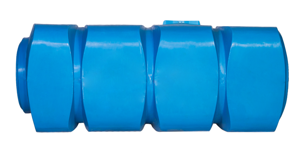 Емкость ГУ1000 Хромов 920 л. горизонтальный (1990x780x780см;синий) - арт.560972