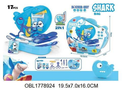 Набор доктора, 17 предметов, чемодан, 0421-47A