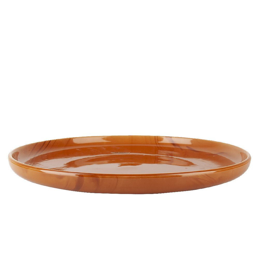 Тарелка "Wooden Grain" d= 25,5см (фарфор) (min4) (транспортная упаковка)