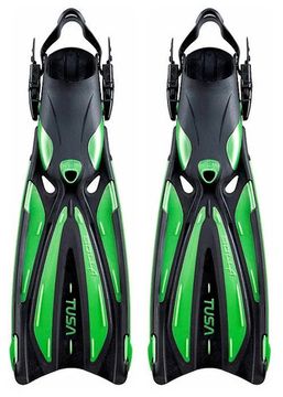 Ласты TUSA Solla SF-22 регулируемые черный/зеленый
