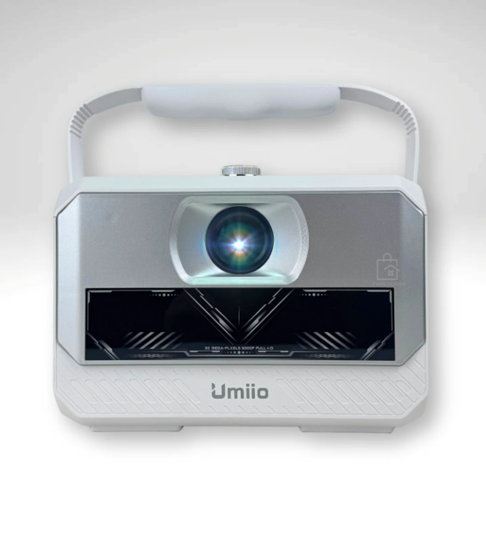 Проектор c караоке и 2 микрофонами Umiio Q6 Max, для домашнего кинотеатра, HDR, 1920 x 1080, Wi-Fi, Bluetooth