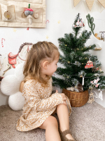 Платье с длинным рукавом Mjölk Sand Leopard, уценка