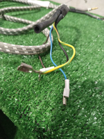 Шланг подачи пара в сборе с проводкой для парогенератора Polaris PSS 7530K (с разбора).