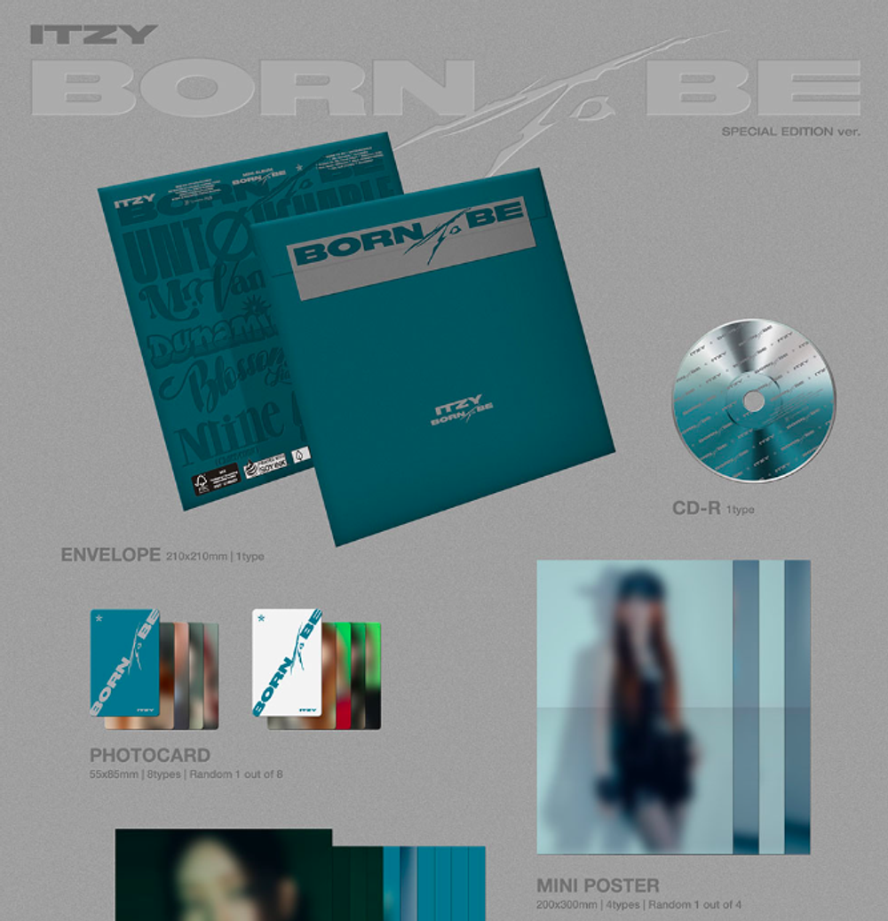 Альбом ITZY - BORN TO BE (SPECIAL EDITION Mr. Vampire Ver.)