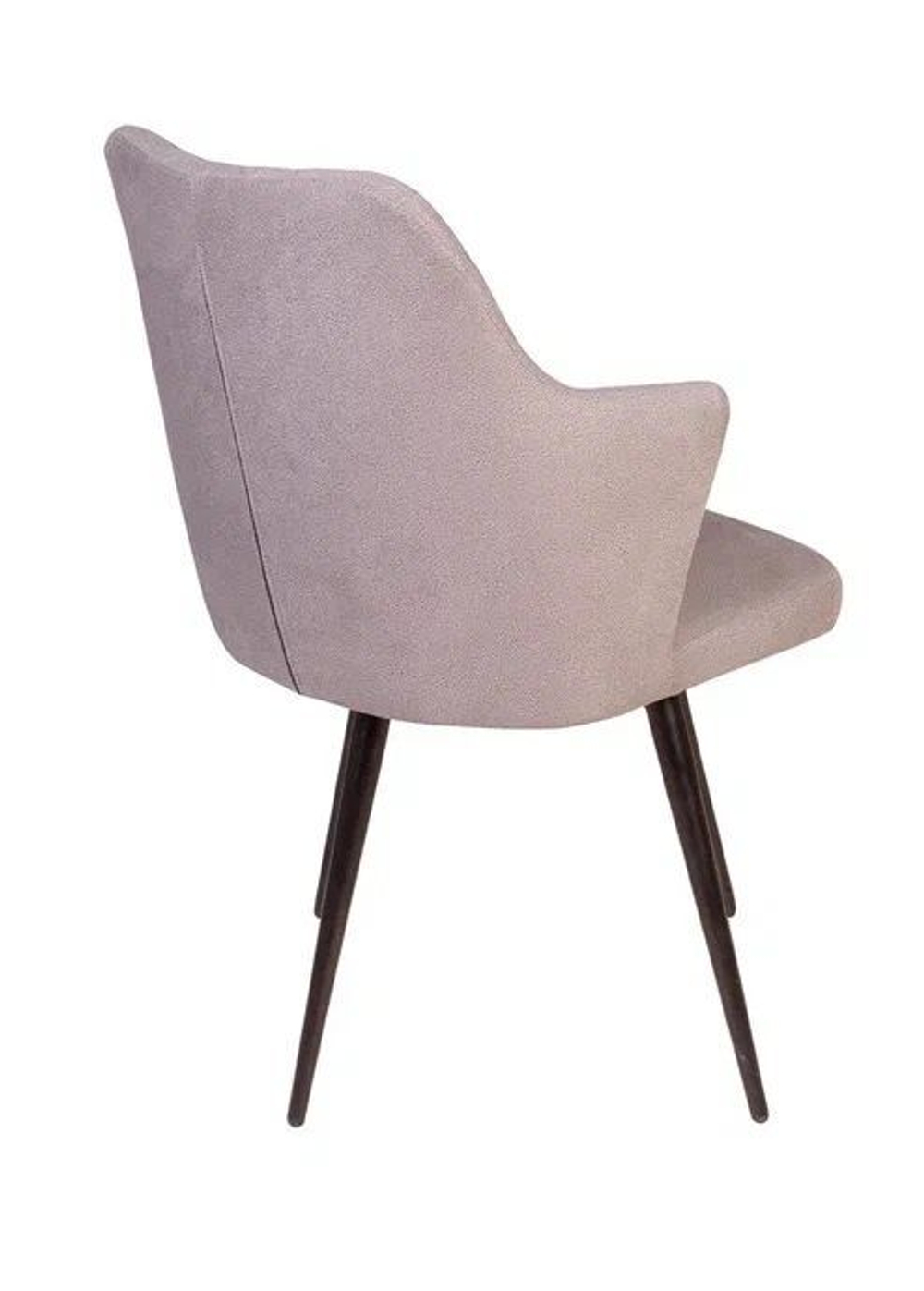 Стул поворотный на 360 градусов Hunt ромб, бархат пепельно-бежевый 25 / чёрный конус