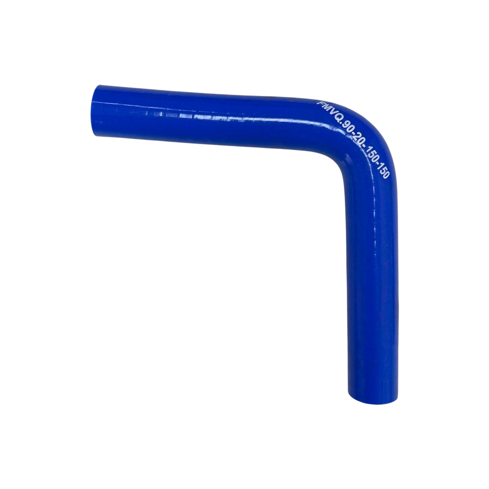 Патрубки силиконовые маслобензостойкие (фторсиликон) угловые 90° L=150/150