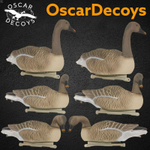 Гуменник гусь OSCAR DECOYS Floater Bean Goose Мягкий пластик (плавающий) FBG-3D(6шт)