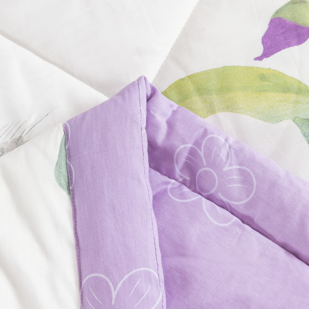 Комплект постельного белья Сатин с Одеялом 100% хлопок 160x80 на резинке OBR111