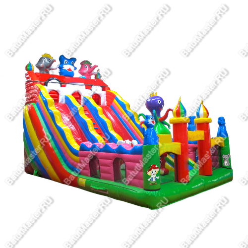 Надувной батут "Город детства", 10*5*6,5 м