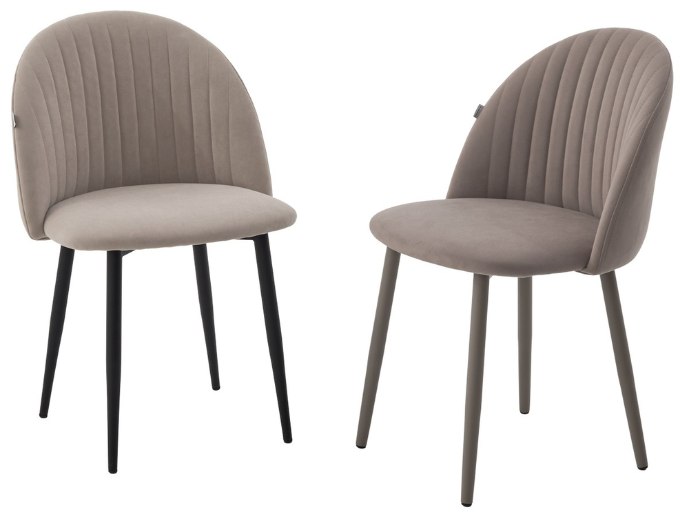 Стул М-City DISAUR Бари Marseille-16 Капучино, Велюр, Латте каркас