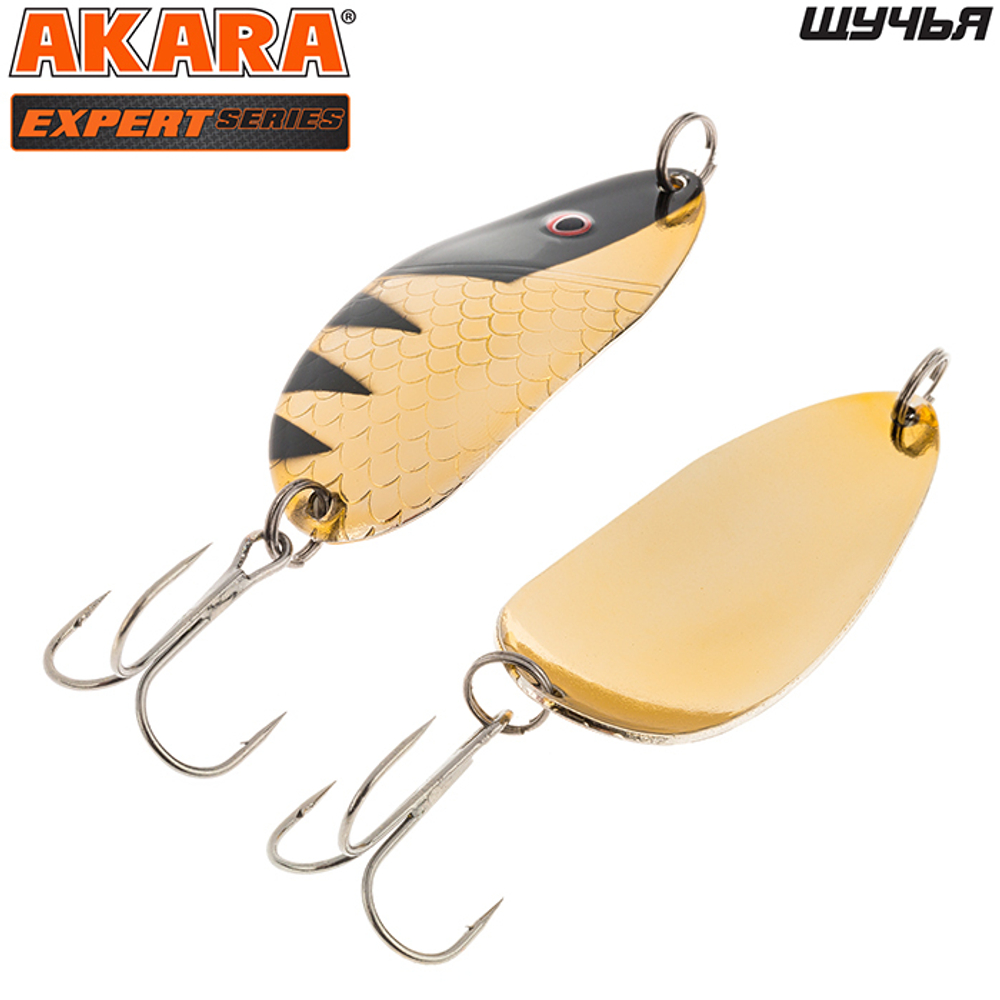 Блесна колебалка Akara Expert Щучья 65 мм 12 гр. 13/GO