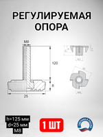 Регулируемые опоры для лаг и пола