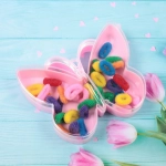 Резинка для волос 35шт «Loyal friend - Бабочка», 9,5*11,5см (пакет с подвесом)