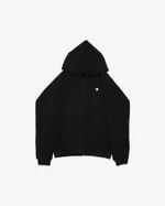 Худи One Two Zip-Up Hoodie Logo черные