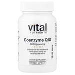 Vital Nutrients, Коэнзим Q10, 300 мг, 30 веганских капсул
