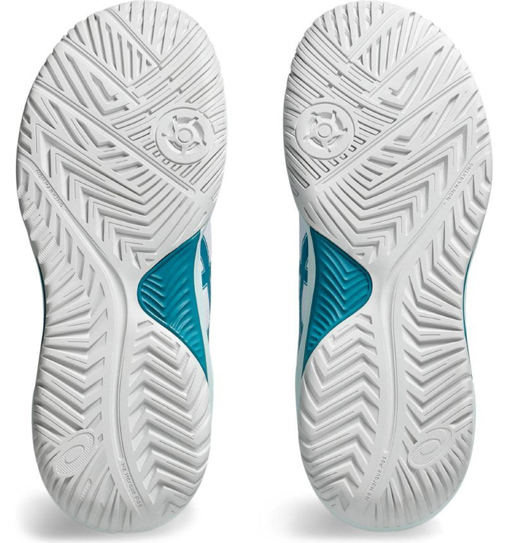 Детские теннисные кроссовки Asics Gel-Dedicate 8 GS - White, Бирюзовый