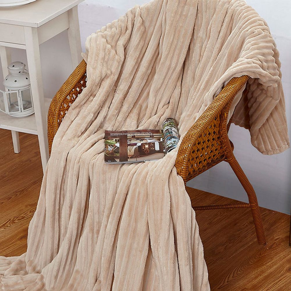 Плед "АВТ. SOFT PLUSH-001", микрофибра, Россия.