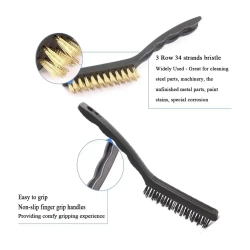 Набор стальных щеток мини-щетка для чистки набора щеток, 9 штук