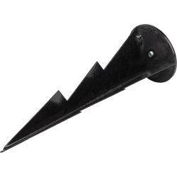 Держатель грунтовый ЭРА ДГ-02 для прожекторов и ландшафтных светильников черный для крепления в грунт