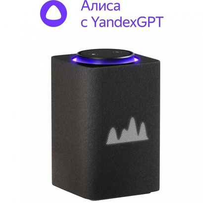 Умная колонка ЯНДЕКС Станция Макс Zigbee, 65Вт, с Алисой на YaGPT, графитовый