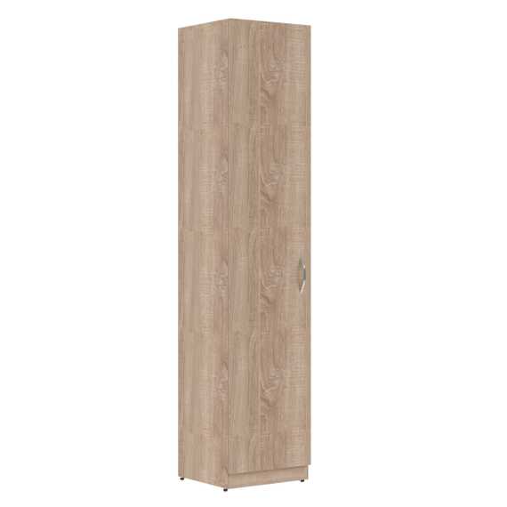 Шкаф колонка с глухой дверью SR-5U.1(L) Дуб Сонома светлый 386х375х1815 SIMPLE