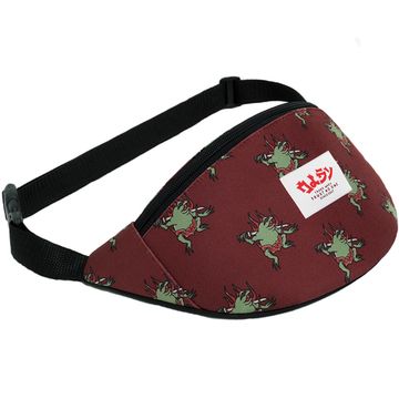 Поясная сумка OLDY. Жаба. Красный