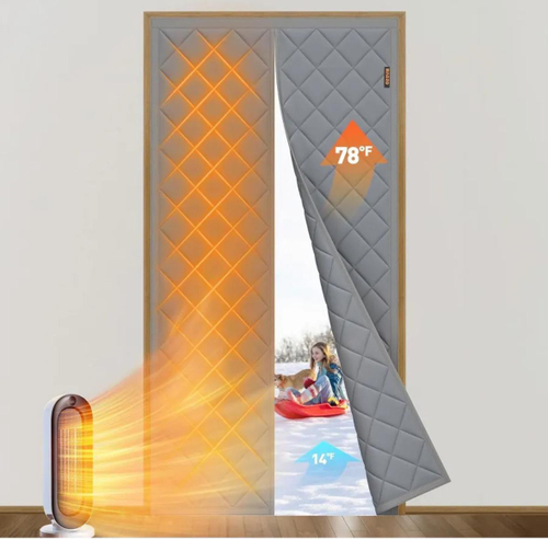 Магнитная термоштора для дверного проема