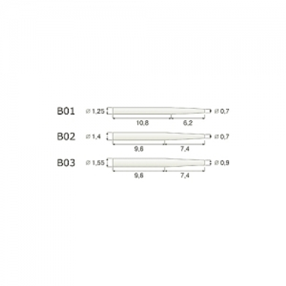 Набор эндоканальных стекловолоконных штифтов IKS-Z20-F