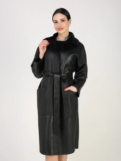 Дубленка зимняя шуба натуральная двухсторонняя оверсайз