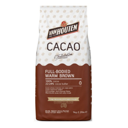 Какао-порошок алк. Van Houten WARM BROWN 22-24% (Пакет 1кг)