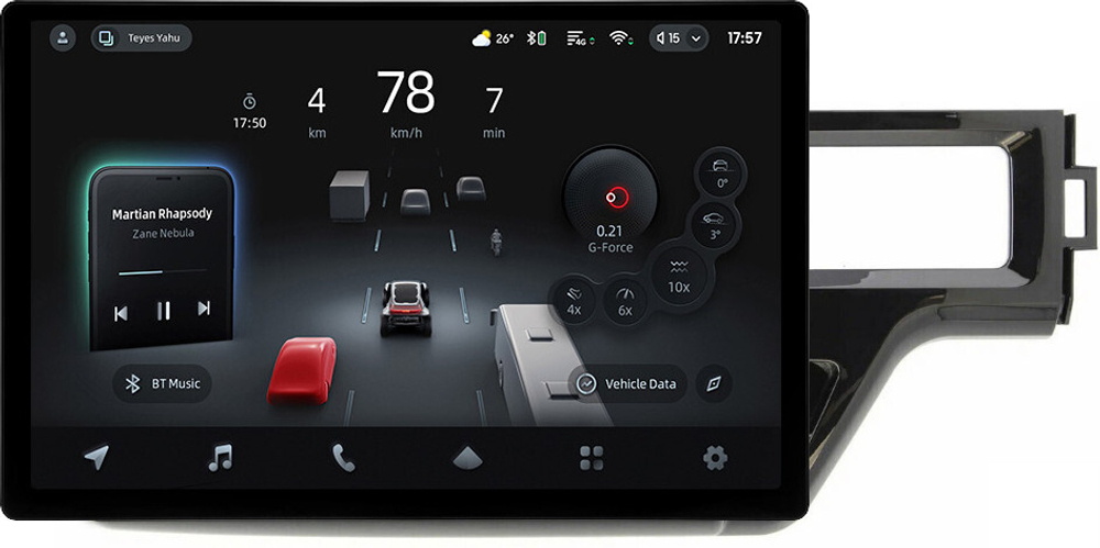 Магнитола для Honda Stepwgn 5 2015-2021 - Teyes CC4-PRO монитор 13" 2K QLED на Android 13, Snapdragon 778G, 8+128, AI, CarPlay, DSP, 4G SIM-слот