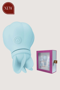 Adrien Lastic Caress Blue - Стимулятор клитора и интимных зон тела с 5 насадками