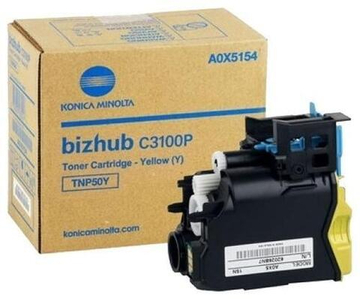 Тонер-картридж TNP-50Y Konica-Minolta bizhub C3100P желтый a0x5254