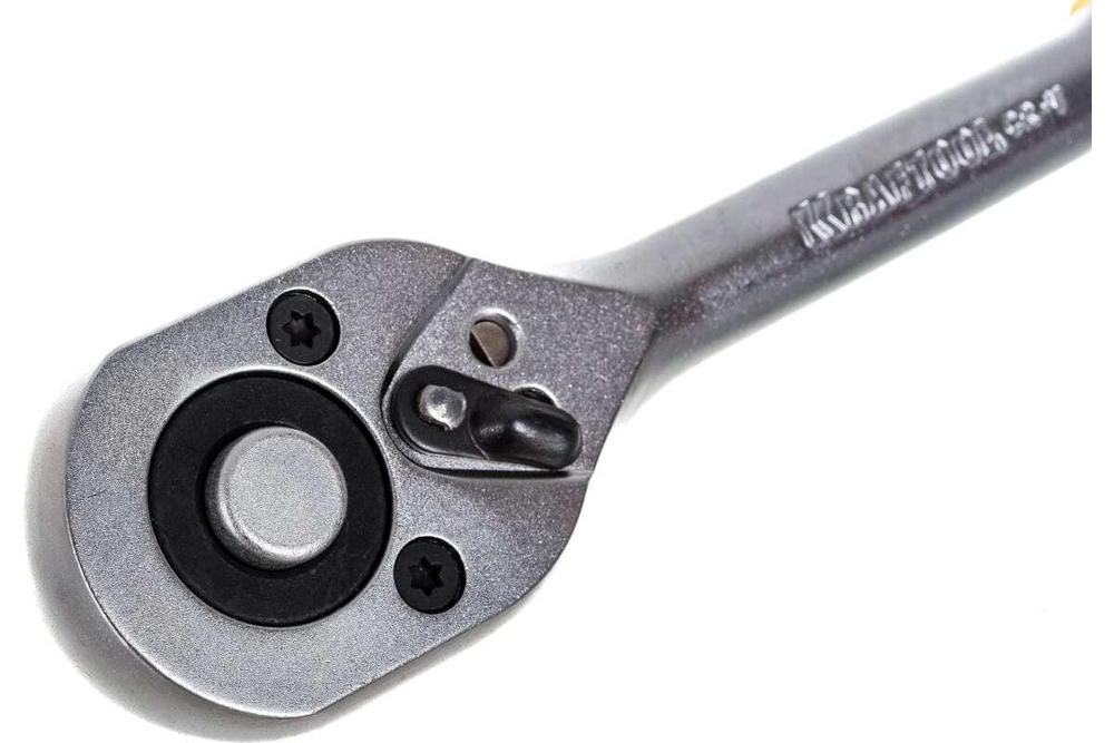 Трещотка для торцовых головок 72 зубца, 3/8" Kraftool EXPERT 27791-3/8_z*02
