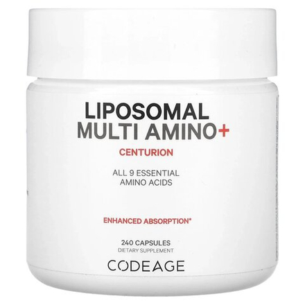 Codeage, Liposomal Multi Amino +, Sport, 240 растительных капсул