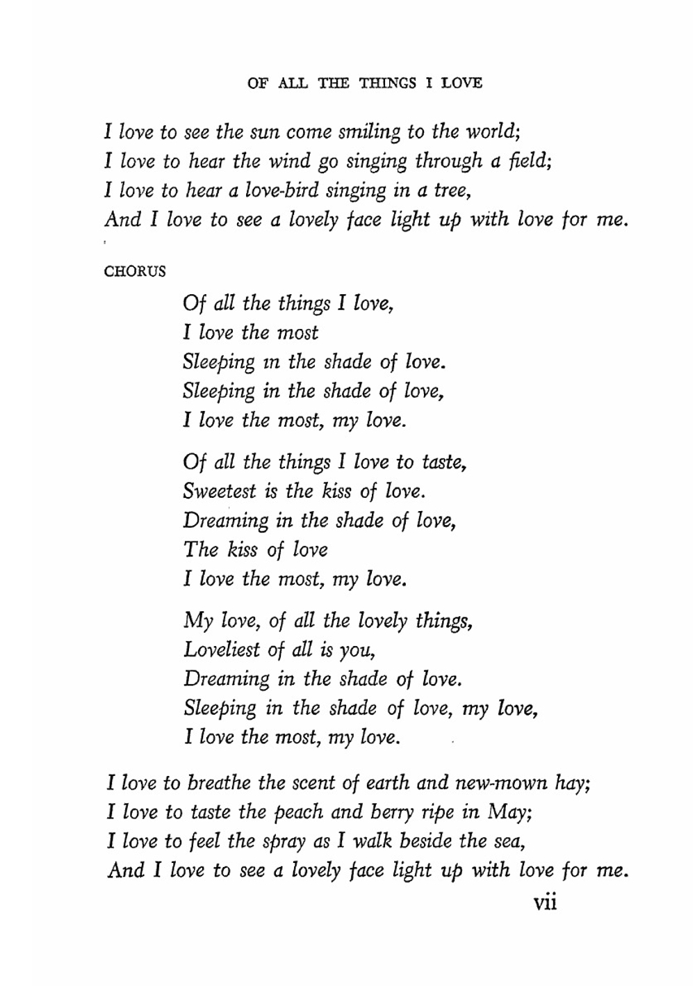 Love S Old Sweet Song. A Comedy In Three Acts | William Saroyan