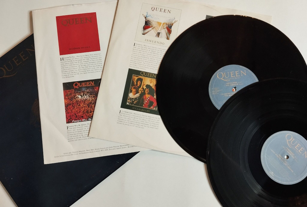 Винтажная виниловая пластинка LP Queen Greatest Hits II (Spain 1991)
