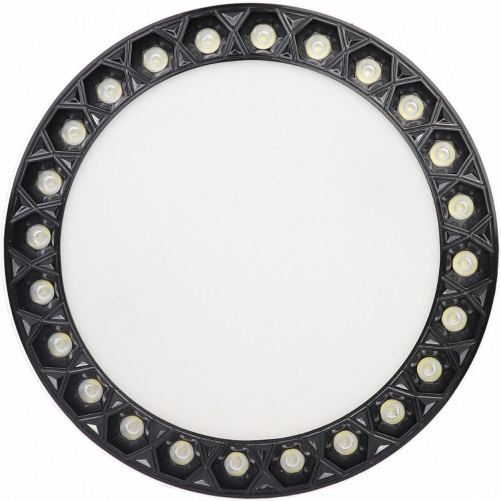 Накладной светильник iLedex Mercury 5552-24W-D165-3/4K-WH+BK