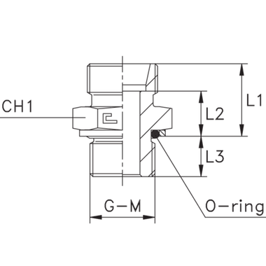 Штуцер FH DS10 BSP 3/8 (корпус)