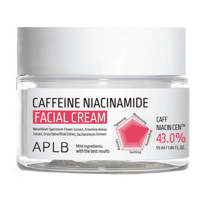 APLB Caffeine Niacinamide Facial Cream крем с кофеином и ниацинамидом от отёков и усталости