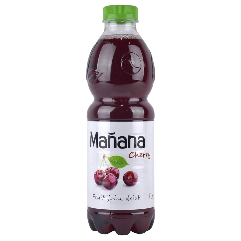 Напиток Manana Cherry Juice Drink  1 л/бут 6 бут/уп