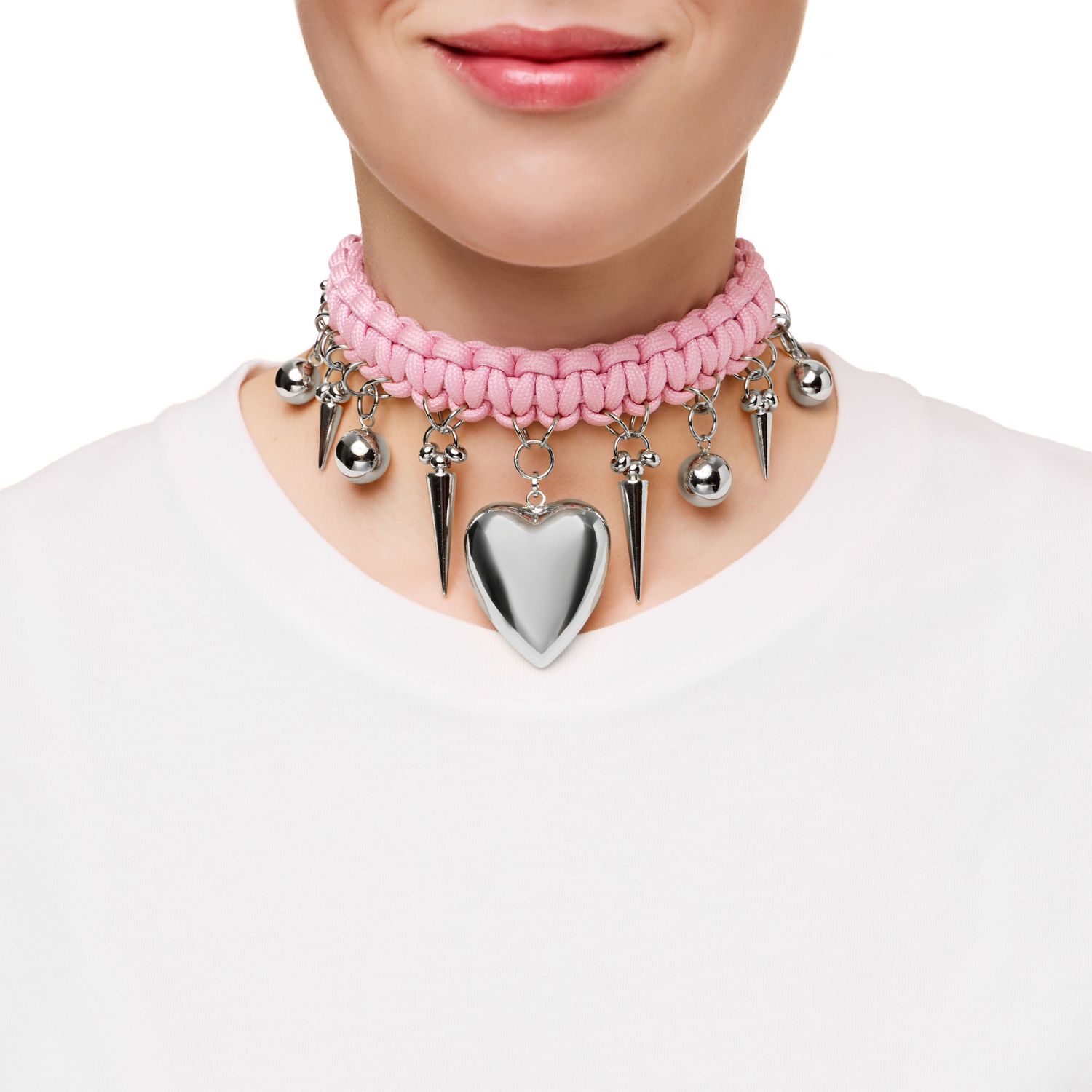 Колье Lovers Pink - Silver