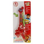 Гитара на бат., красная, блистер 3939-48A